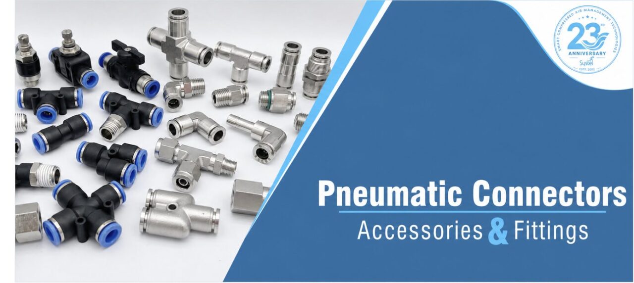 Pneumatic connectors, accessories and fittings from Systel Engineering Controls