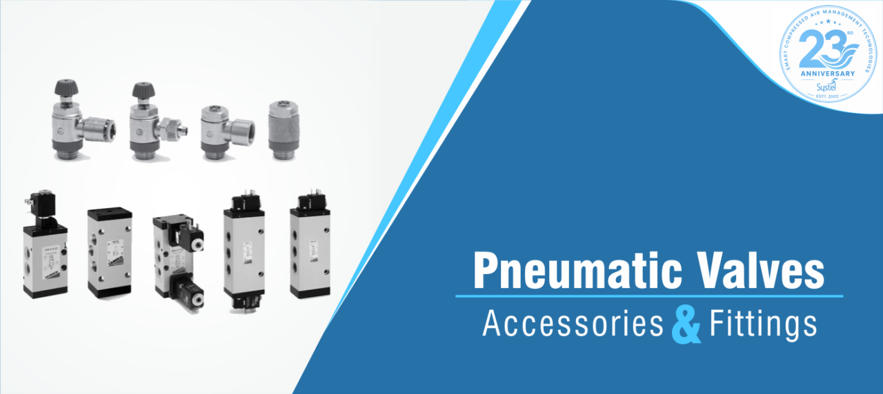 Pneumatic valves, accessories and fittings from Systel Engineering Controls